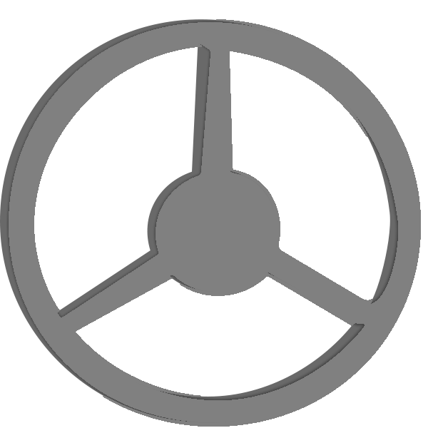 Steering wheel icon